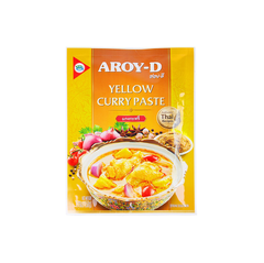 Паста Карри желтая "AROY-D" 50г. Блок 12*50г