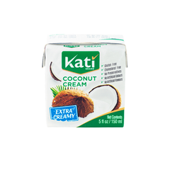 Кокосовые сливки "KATI" 150 мл, Tetra Pak (растительные жиры 24%)